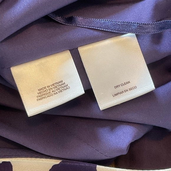 ANNE Klein Sleeveless Open Neck Floral Dress Sz 14 - Picture 6 of 7